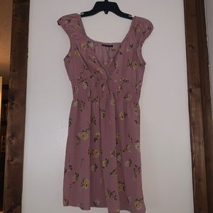 Flowerly lavender summer dress size large new glory brand